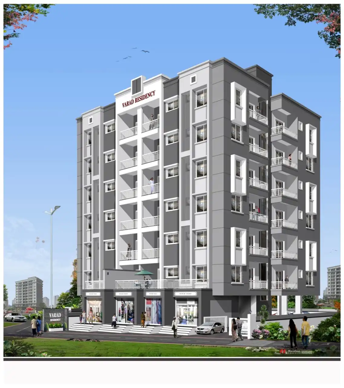 2BHK flats in varad associates